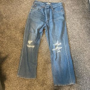 Levi’s rib cage ankle jeans bought at Free People - barely worn